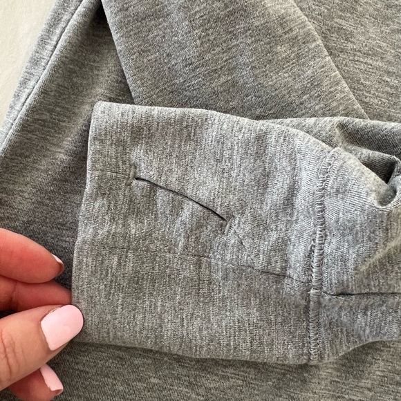 Gray Athleta Girl Long Sleeve Crew Neck Shirt - Picture 4 of 4